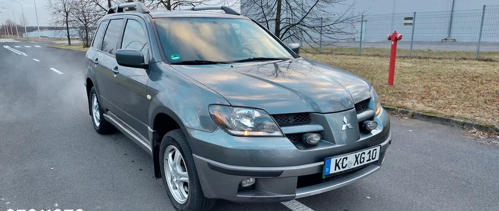 mitsubishi wrocław Mitsubishi Outlander cena 13999 przebieg: 206000, rok produkcji 2003 z Wrocław